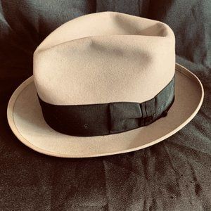 Vintage Felt, Fedora Hat - Hardeman Hat Co. Size large